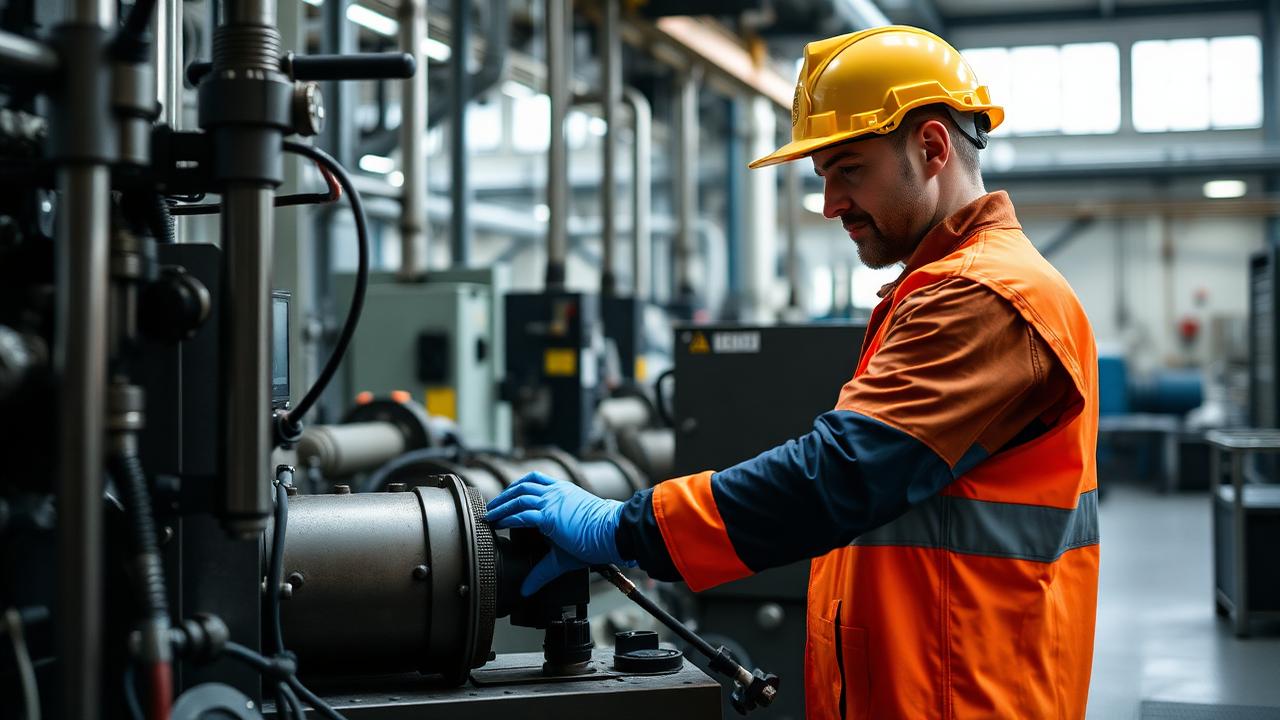 Lagerarbetare som övervakar ett automatiserat varuflöde via en digital skärm i en svensk logistikanläggning