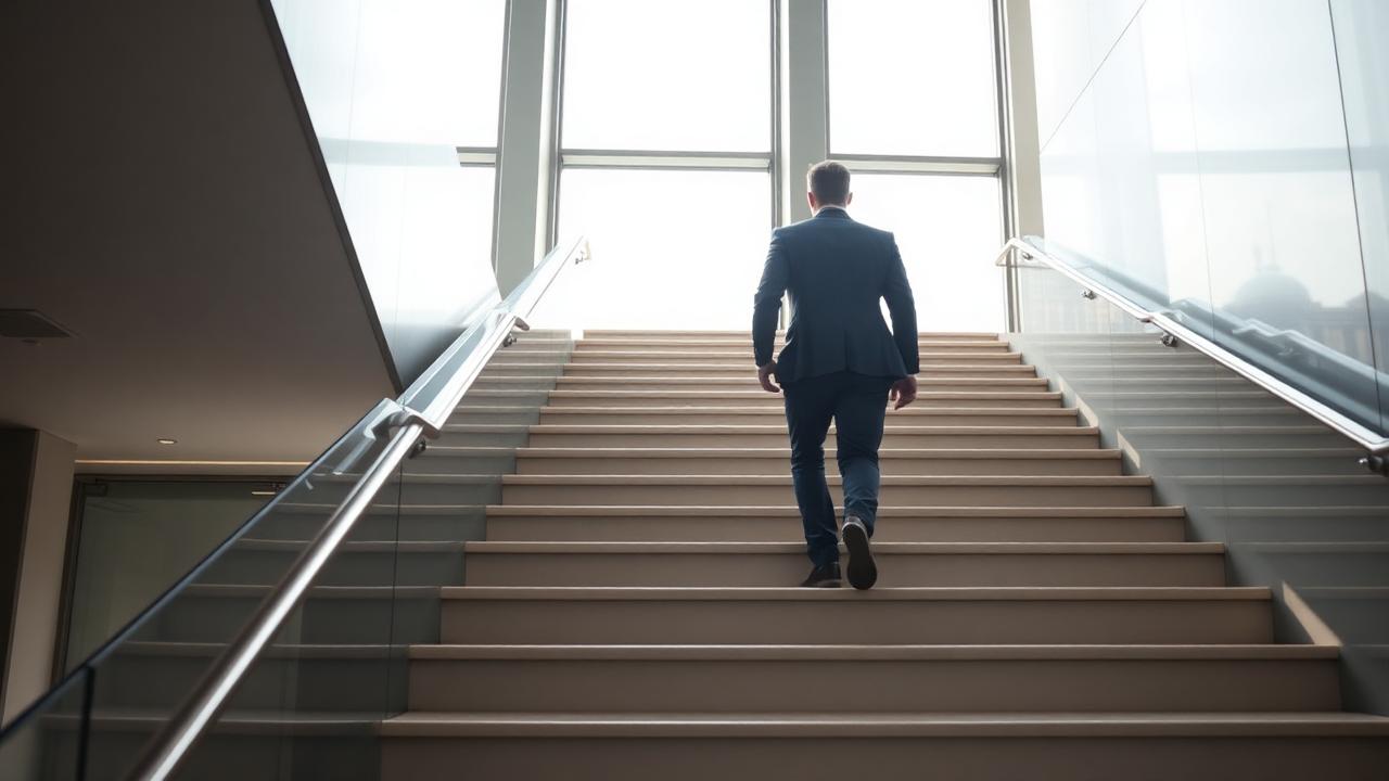 Arbetssökande person som planerar nästa karriärsteg med anteckningar, dator och svenska platsannonser
